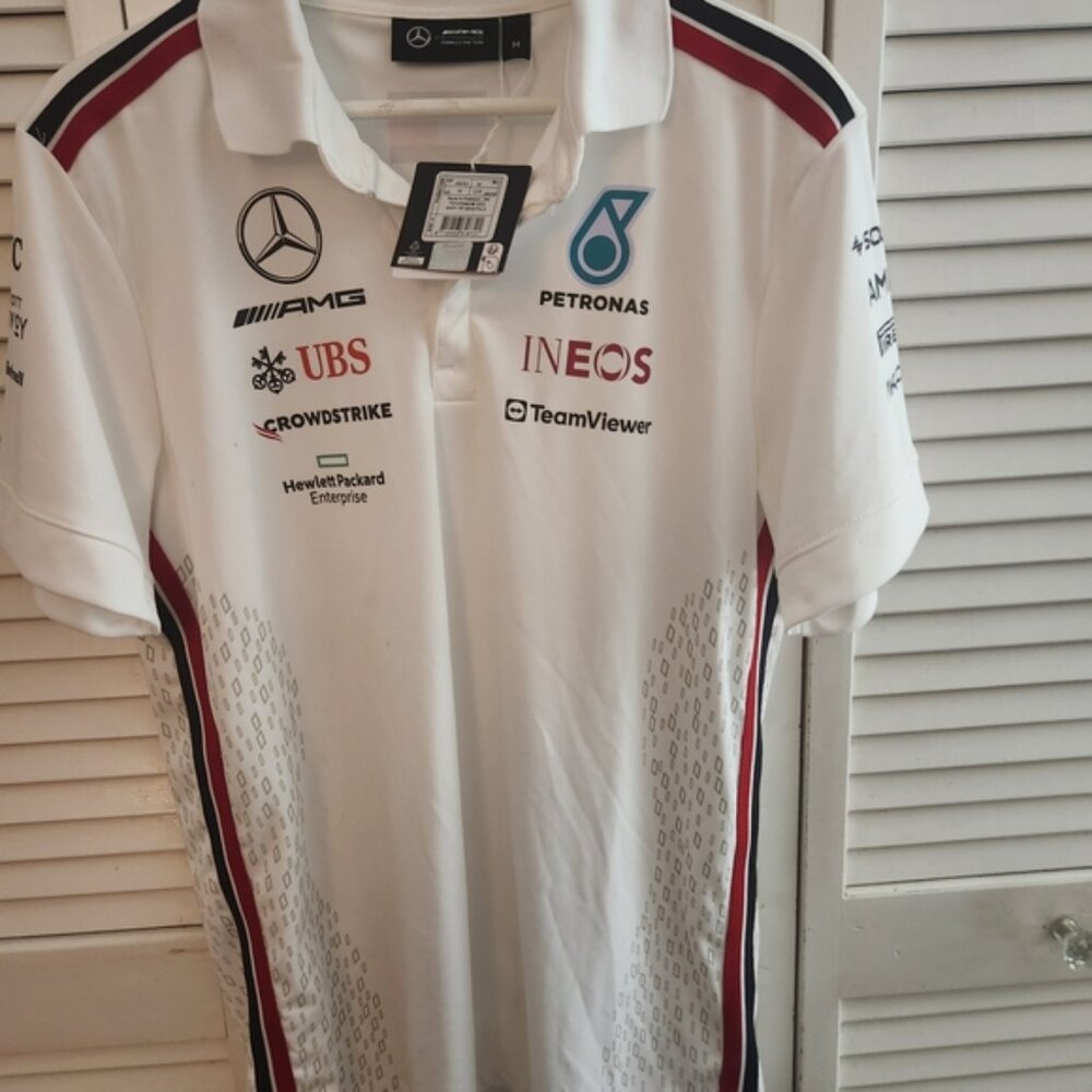White Mercedes AMG Petronas Men's Shirt